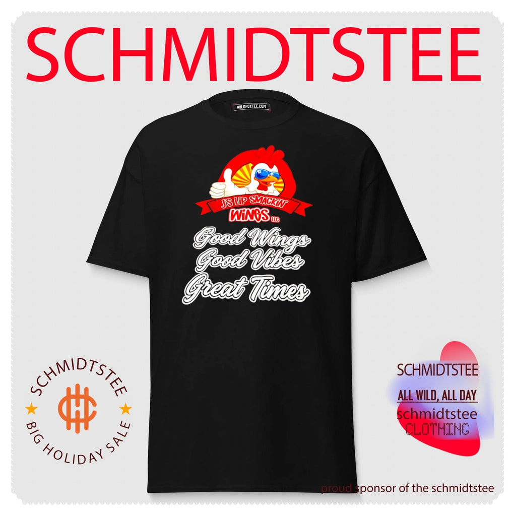 Js Lip Smackin Wings Good Wings Good Vibes Great Times shirt Unisex