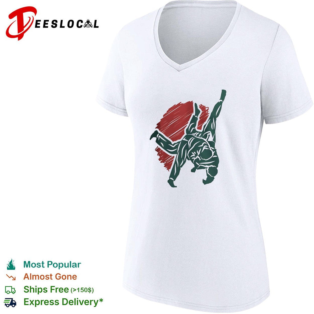 Judo Martial Arts Japanese Rising Sun Design Athletic Competition Martial Arts shirt Unisex