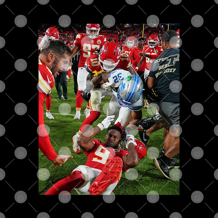 Juju Smith-Schuster Vs Brian Branch Tackle Postgame Scuffle Breaks Out Shirt Unisex