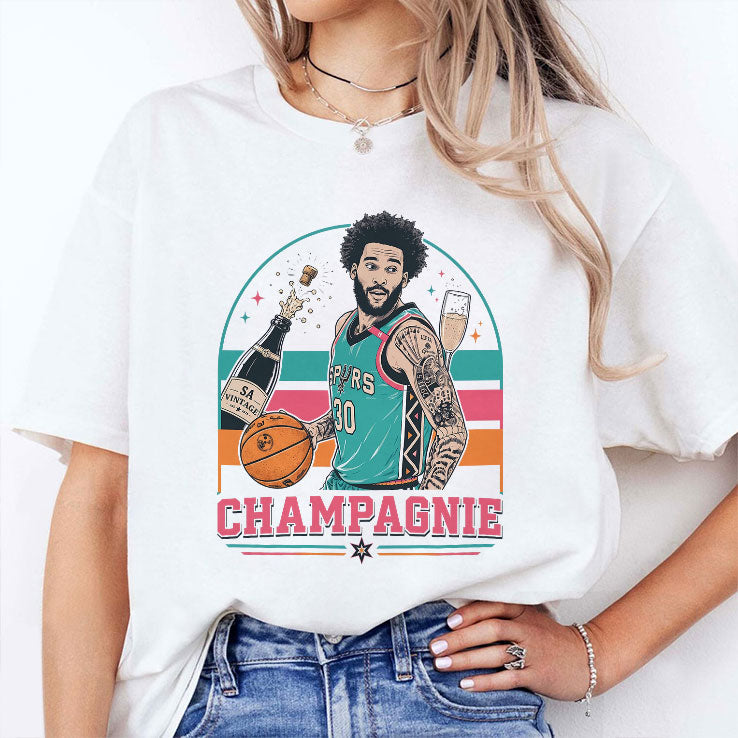 Julian Champagnie Funny Champagne T Shirt Unisex