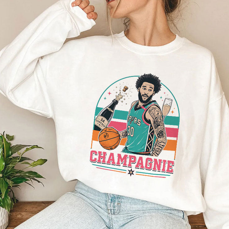Julian Champagnie Funny Champagne T Shirt Unisex