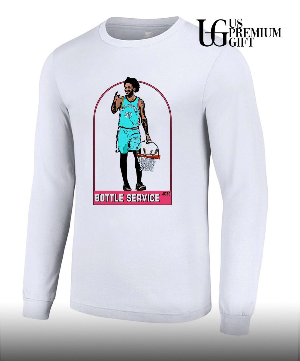 Julian Champagnie San Antonio Spurs NBA Bottle Service shirt Unisex