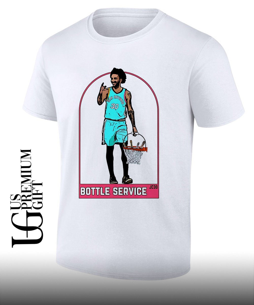 Julian Champagnie San Antonio Spurs NBA Bottle Service shirt Unisex
