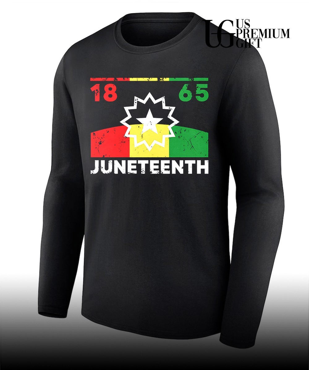Juneteenth 1865 celebration African American Freedom Day Flag shirt Unisex