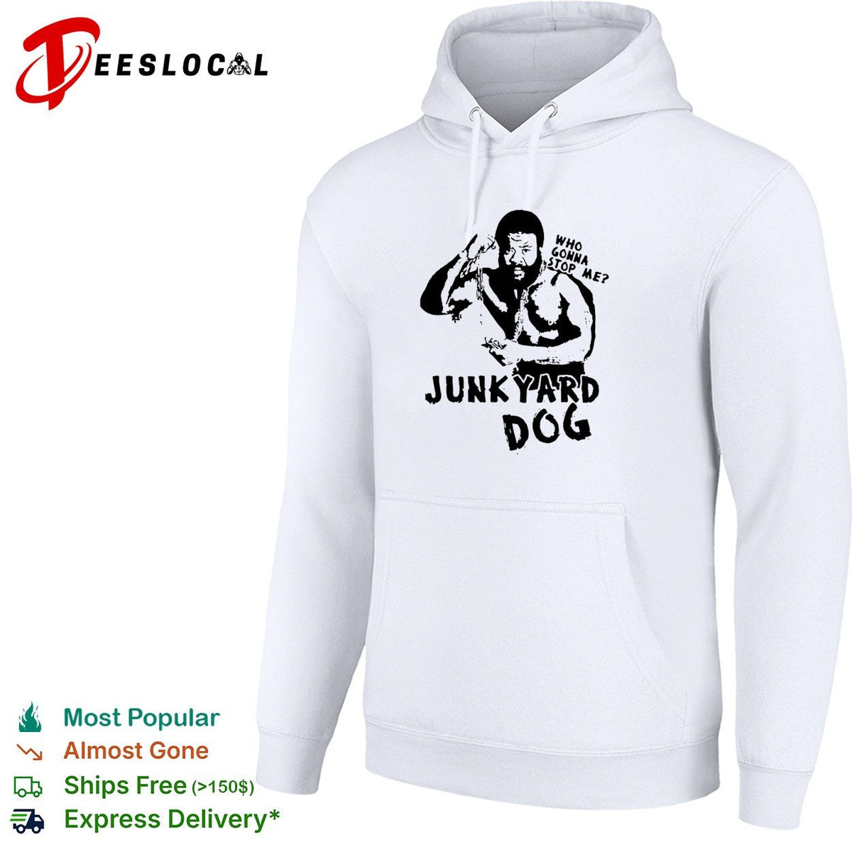 Junkyard Dog flexing who gonna stop me wrestling shirt Unisex