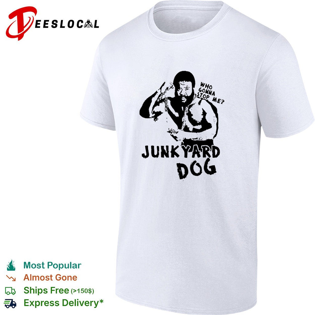 Junkyard Dog flexing who gonna stop me wrestling shirt Unisex