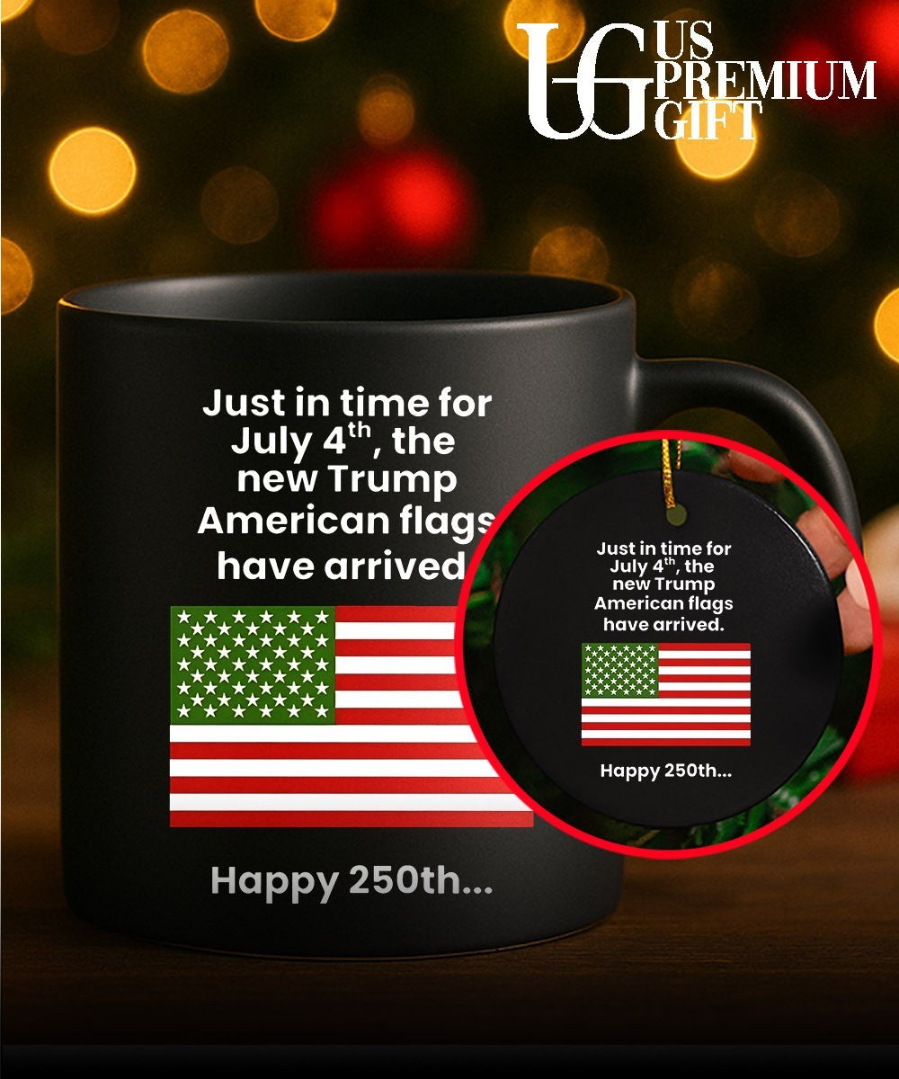 Just In Time For July 4th The New Trump Happy 250th USA flag shirt Unisex