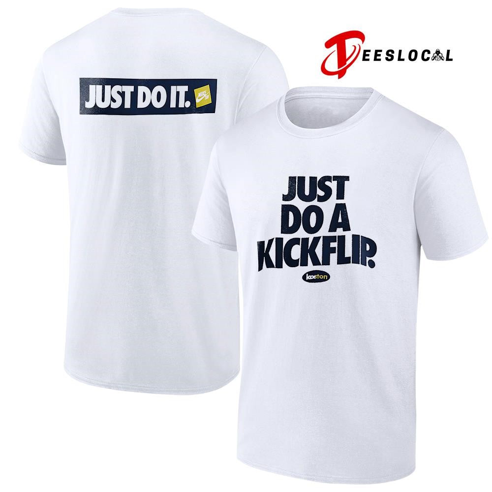 Just do a kickflip x Koston logo shirt Unisex