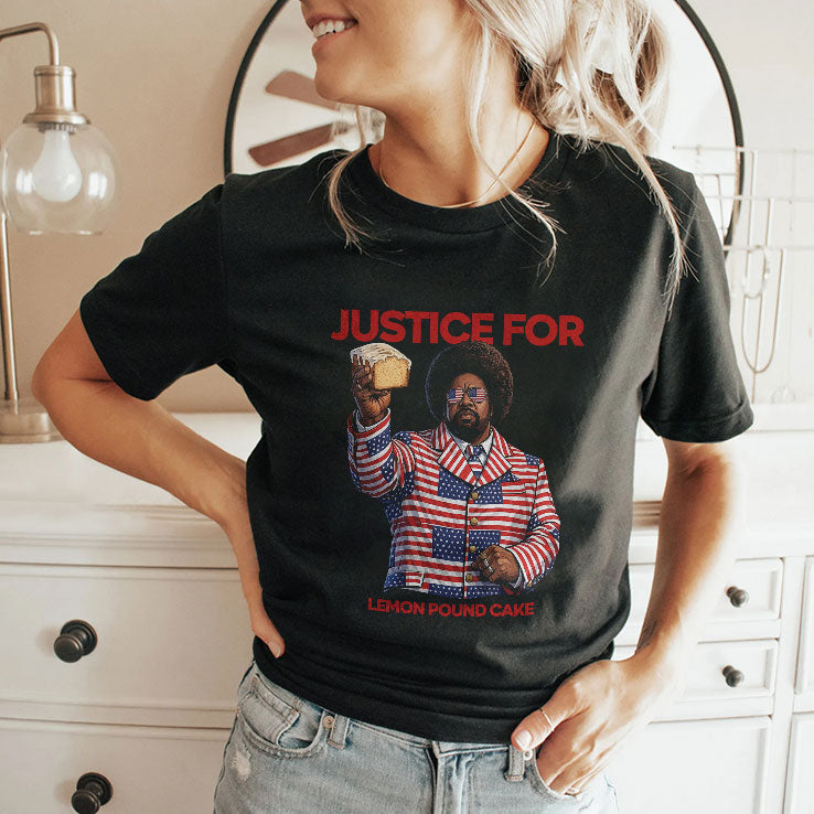 Justice For Lemon Pound Cake Afroman Shirt Unisex