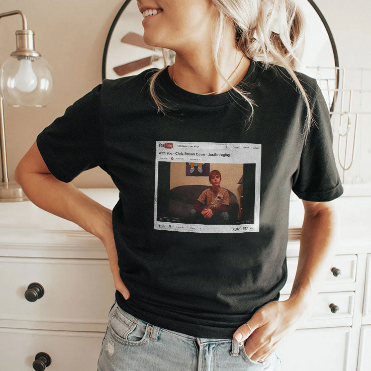 Justin Bieber Cover With You T Shirt Unisex