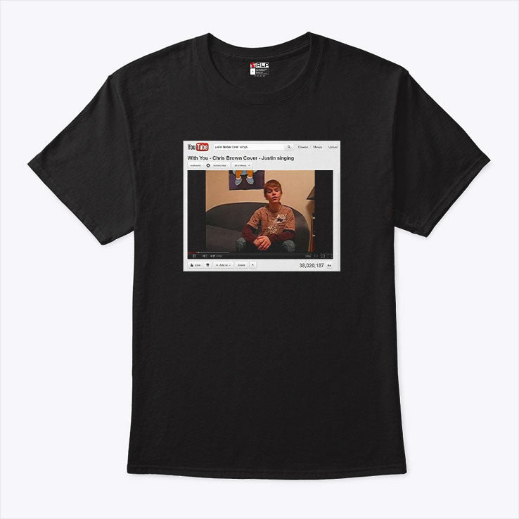 Justin Bieber Cover With You T Shirt Unisex