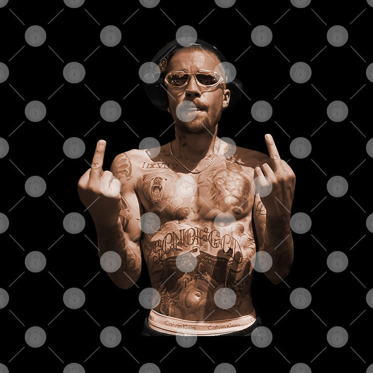 Justin Bieber Middle Finger T Shirt Unisex