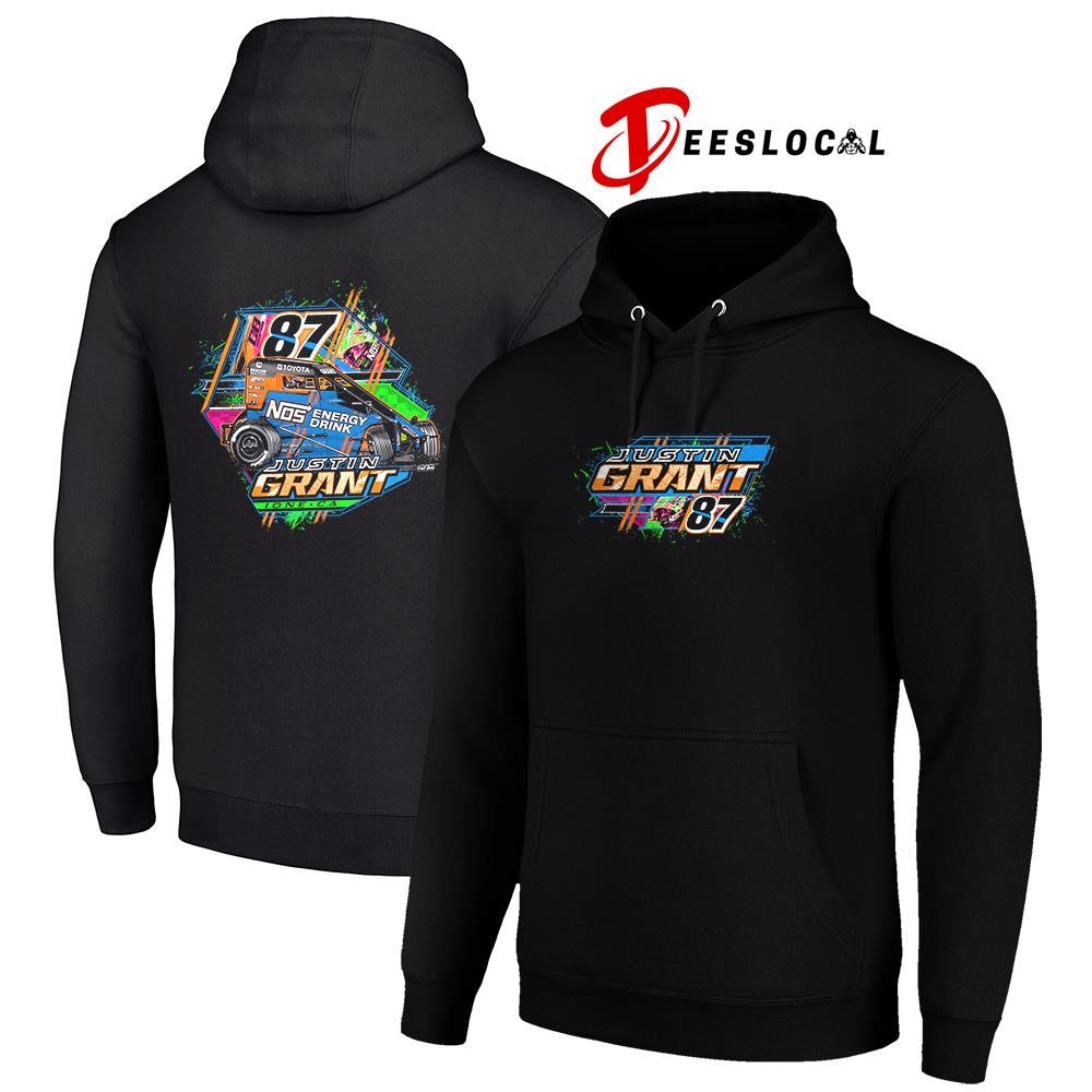 Justin Grant NOS energy drink car racing shirt Unisex