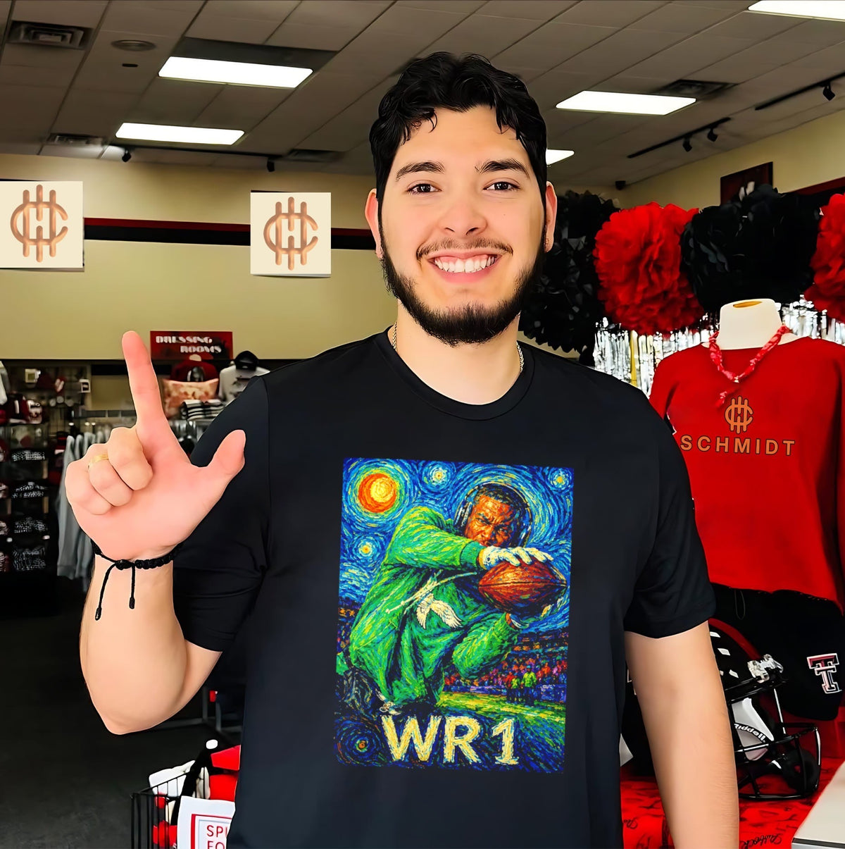 Justin Jefferson WR1 Starry Night Minnesota Vikings shirt Unisex