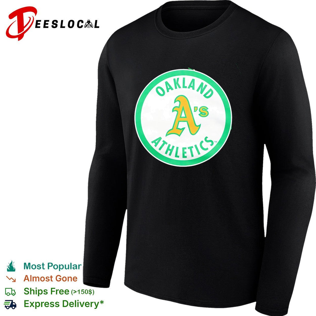 Oakland Athletics classic elephant circle A vintage logo shirt Unisex