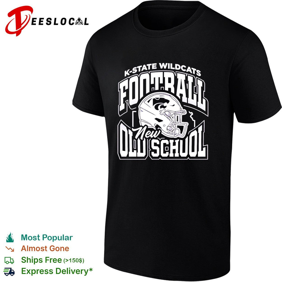 K-State Wildcats Football New Old School shirt Unisex