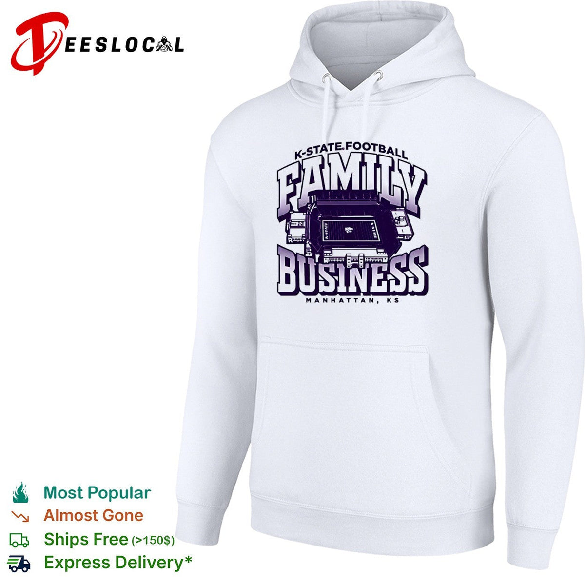 K-State Wildcats football Family Business Manhattan KS Stadium shirt Unisex