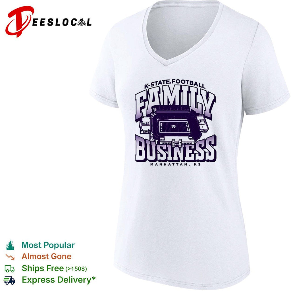 K-State Wildcats football Family Business Manhattan KS Stadium shirt Unisex