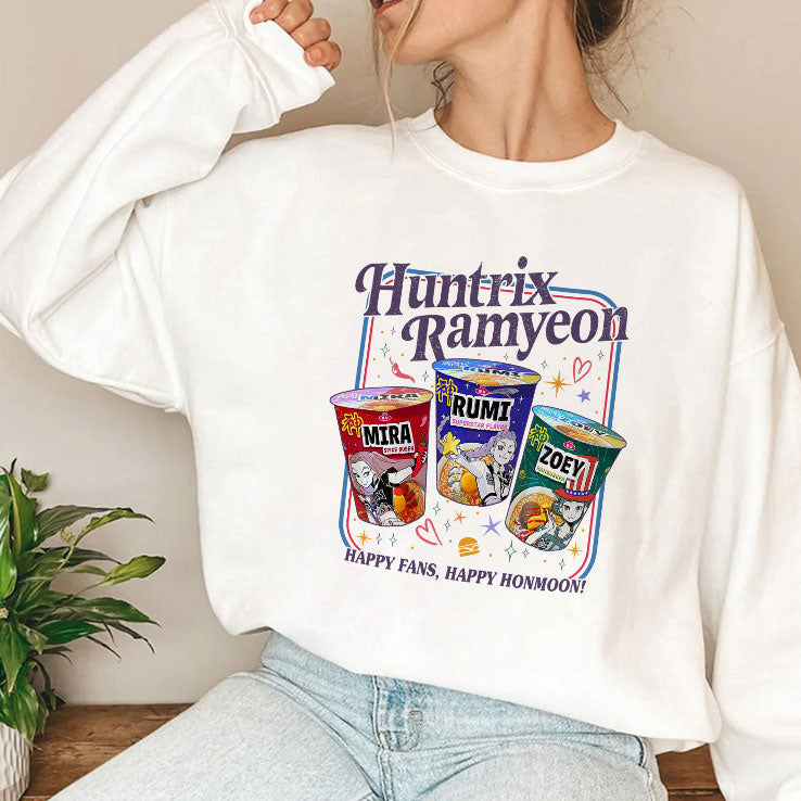KPop Demon Hunters Huntrix Ramyeon T Shirt Unisex