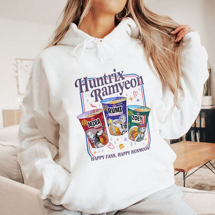 KPop Demon Hunters Huntrix Ramyeon T Shirt Unisex