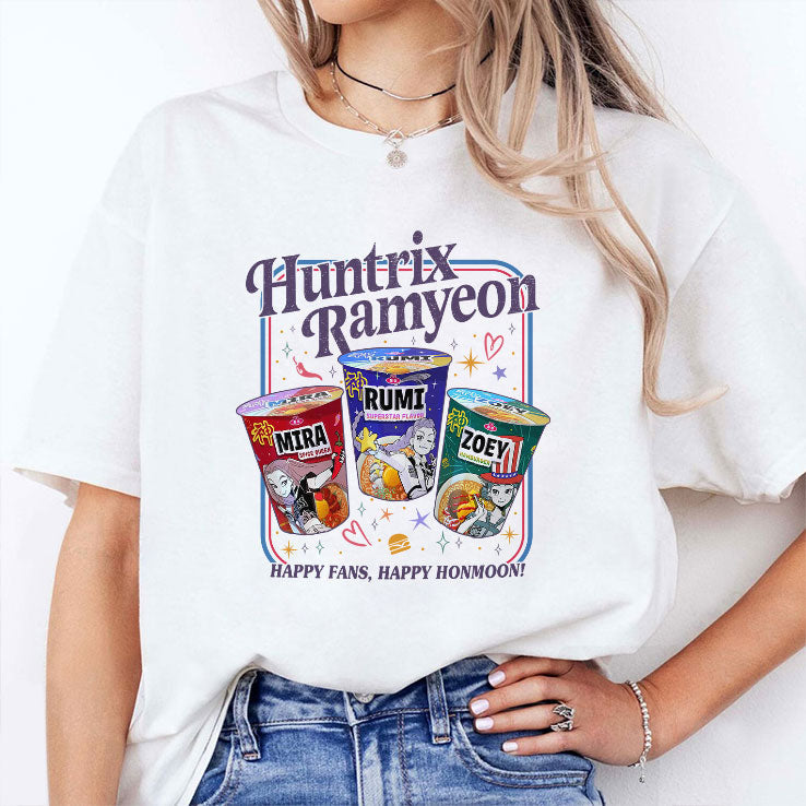 KPop Demon Hunters Huntrix Ramyeon T Shirt Unisex