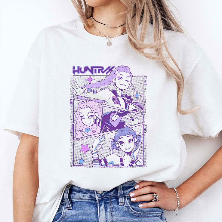 KPop Demon Hunters Huntrix T Shirt Unisex
