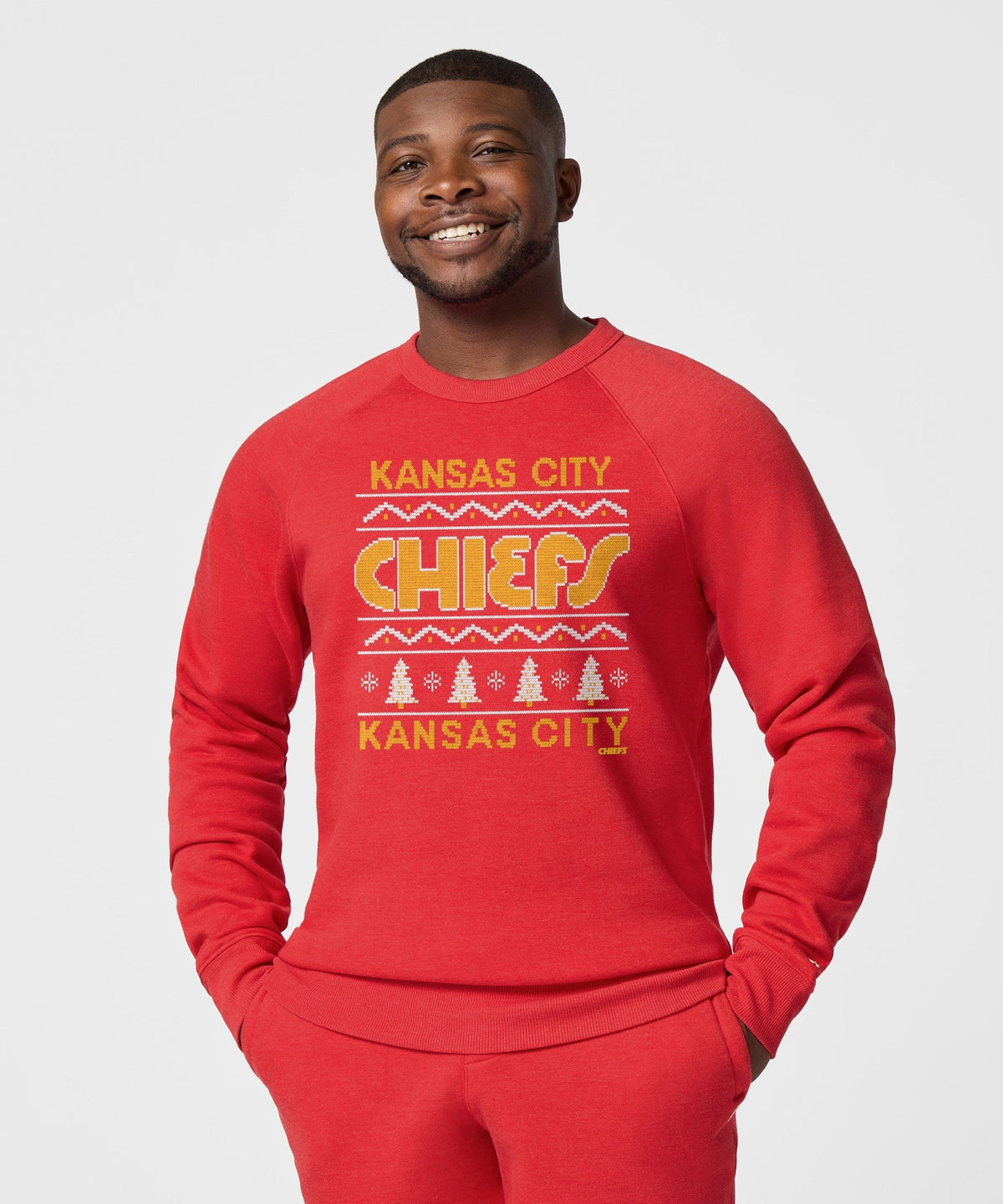 Kansas City Chiefs Holiday Crewneck Unisex