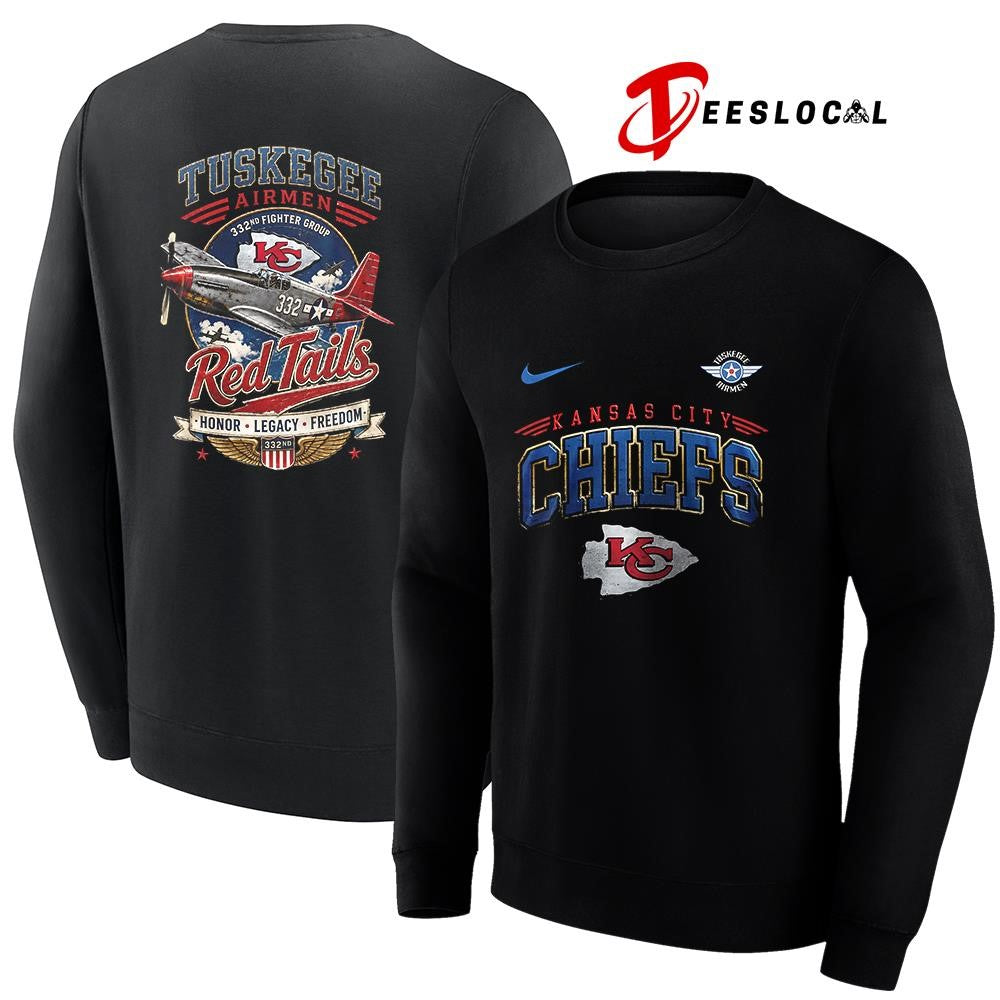 Kansas City Chiefs Tuskegee Airmen Red Tails honor legacy freedom shirt Unisex