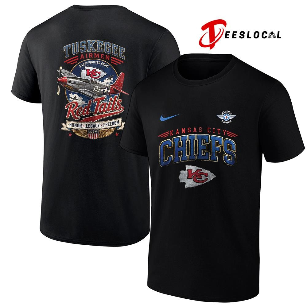Kansas City Chiefs Tuskegee Airmen Red Tails honor legacy freedom shirt Unisex