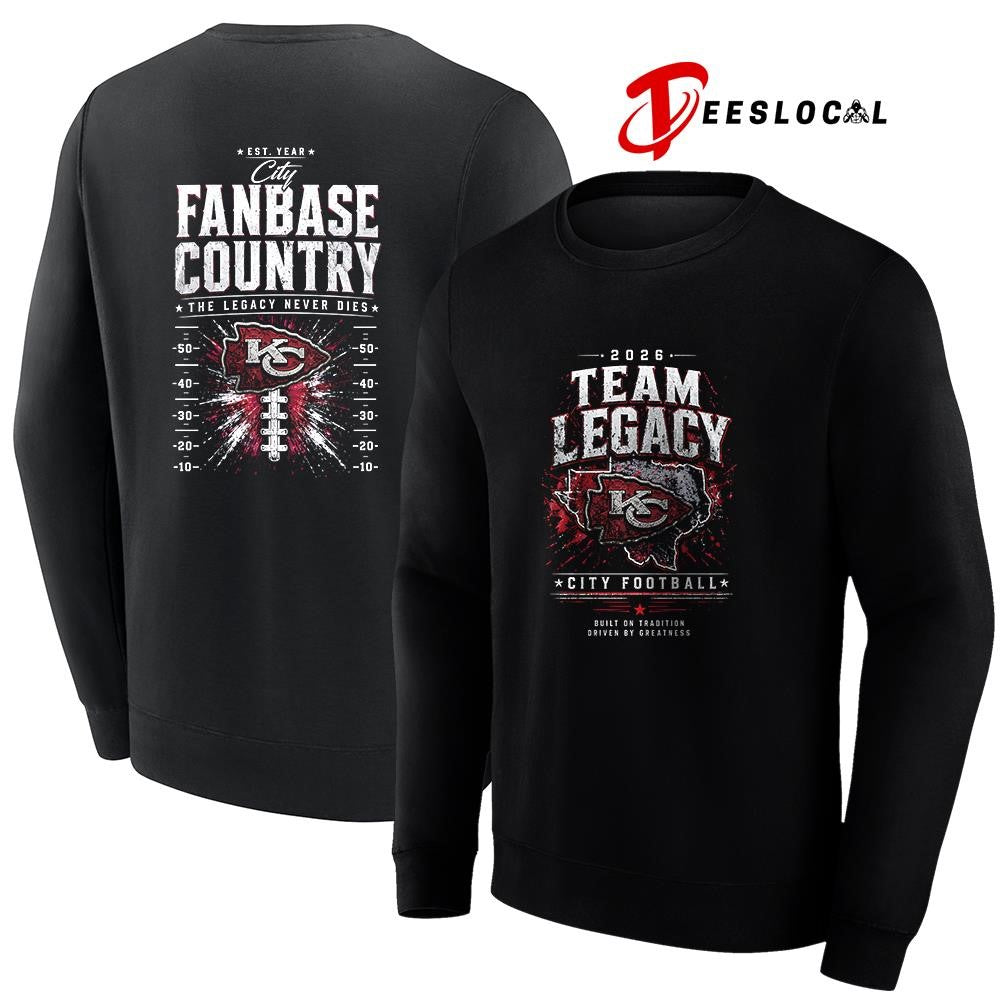 Kansas City Chiefs team legacy built on tradition driven by greatness city fanbase country shirt