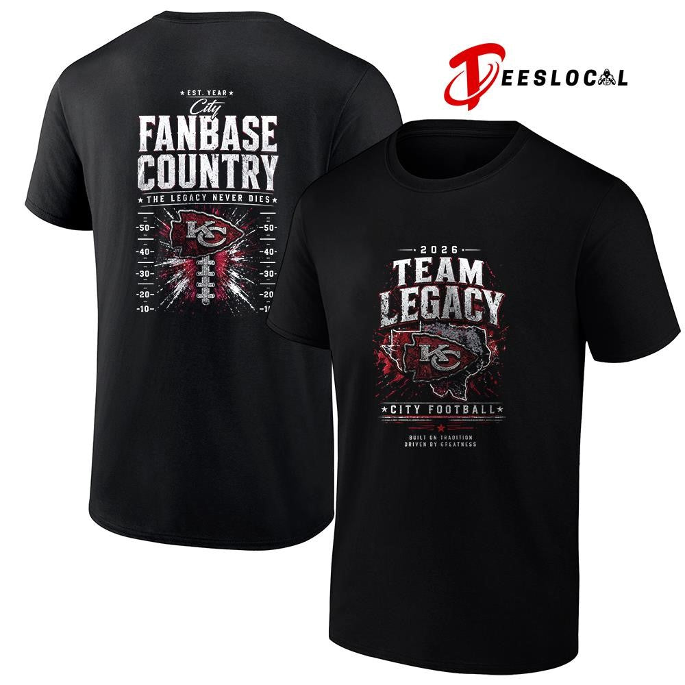 Kansas City Chiefs team legacy built on tradition driven by greatness city fanbase country shirt