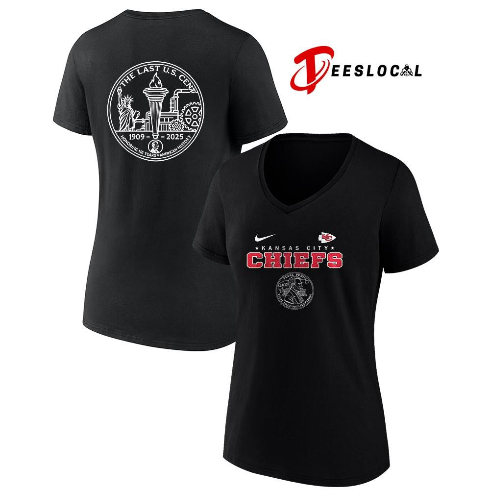 Kansas City Chiefs the last US cent honoring 116 years of America history shirt Unisex