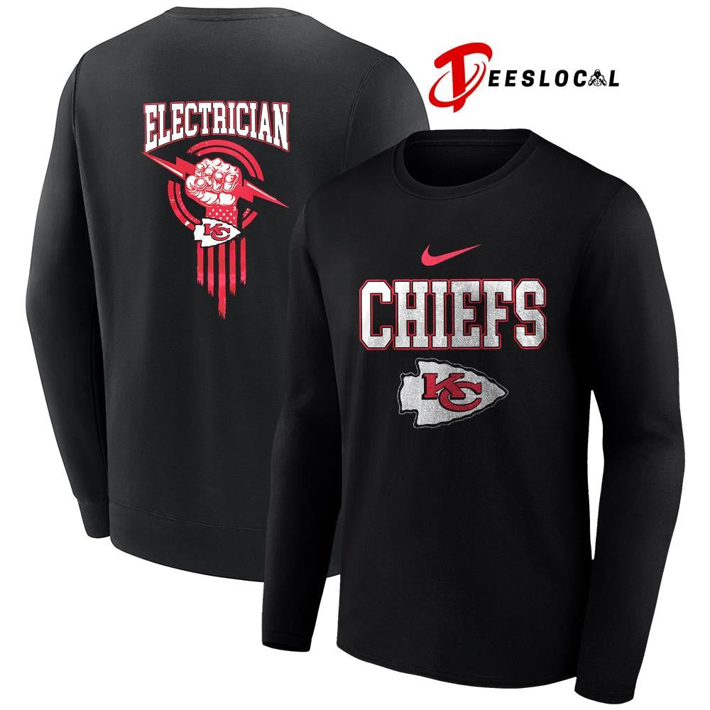 Kansas City Chiefs x Electrician logo shirt Unisex