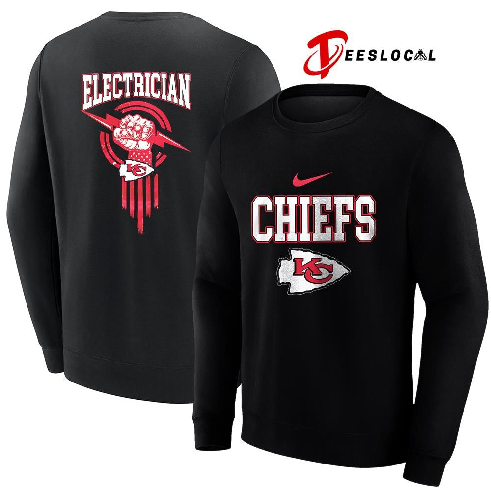 Kansas City Chiefs x Electrician logo shirt Unisex