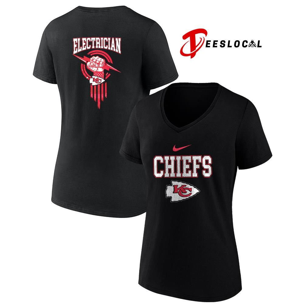 Kansas City Chiefs x Electrician logo shirt Unisex