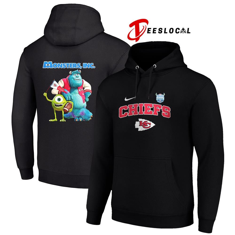 Kansas City Chiefs x Monsters inc cartoon shirt Unisex