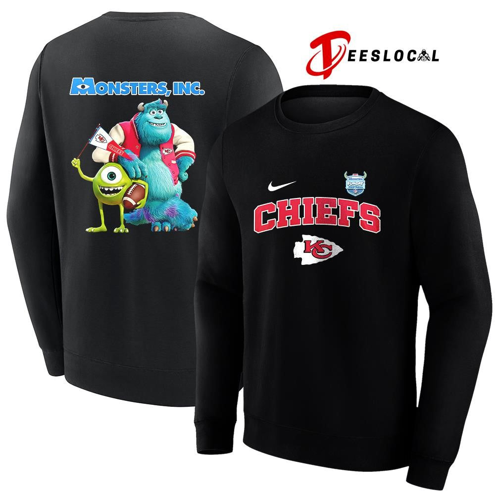 Kansas City Chiefs x Monsters inc cartoon shirt Unisex