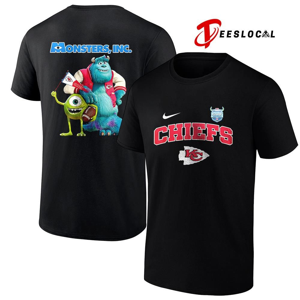 Kansas City Chiefs x Monsters inc cartoon shirt Unisex