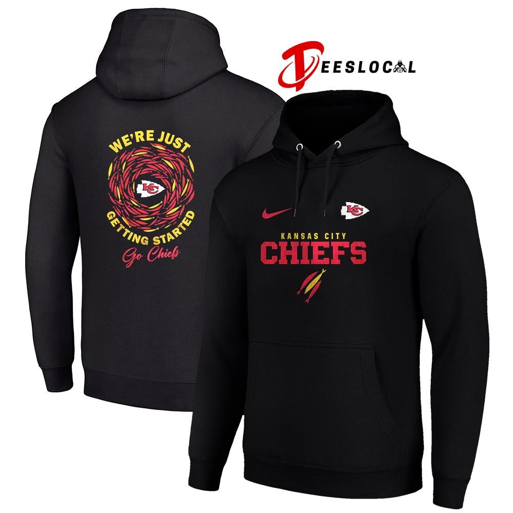 Kansas City Chiefs x The Chosen we’re just getting started logo shirt Unisex