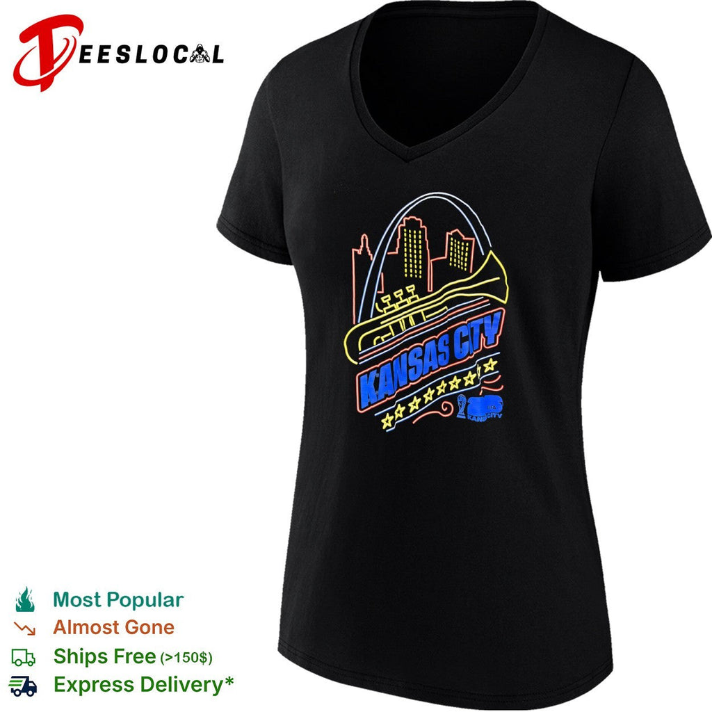 Kansas City FIFA 26 World Cup Gateway Arch Trumpet Skyline shirt Unisex