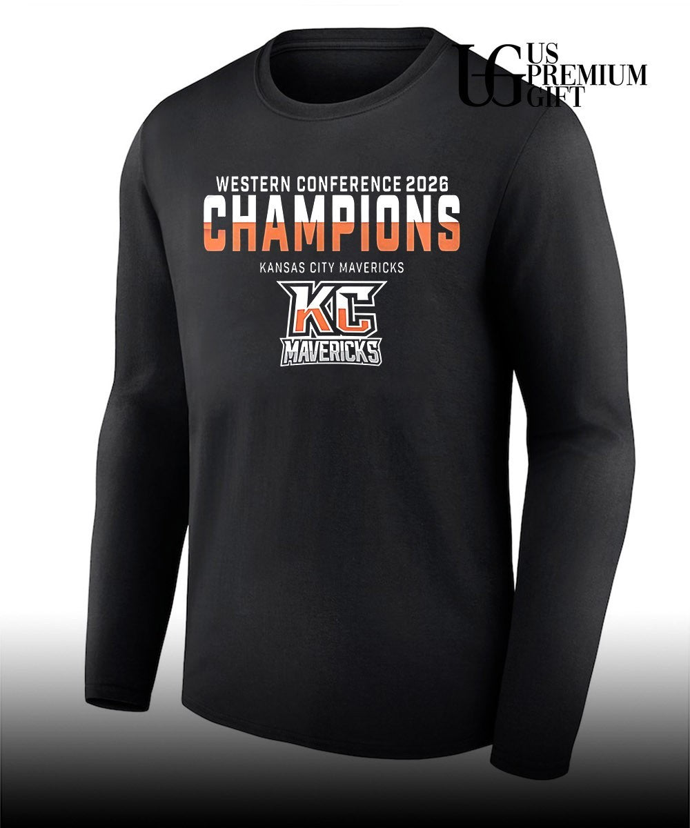Kansas City Mavericks 2026 Western Conference Champions 2026 shirt Unisex