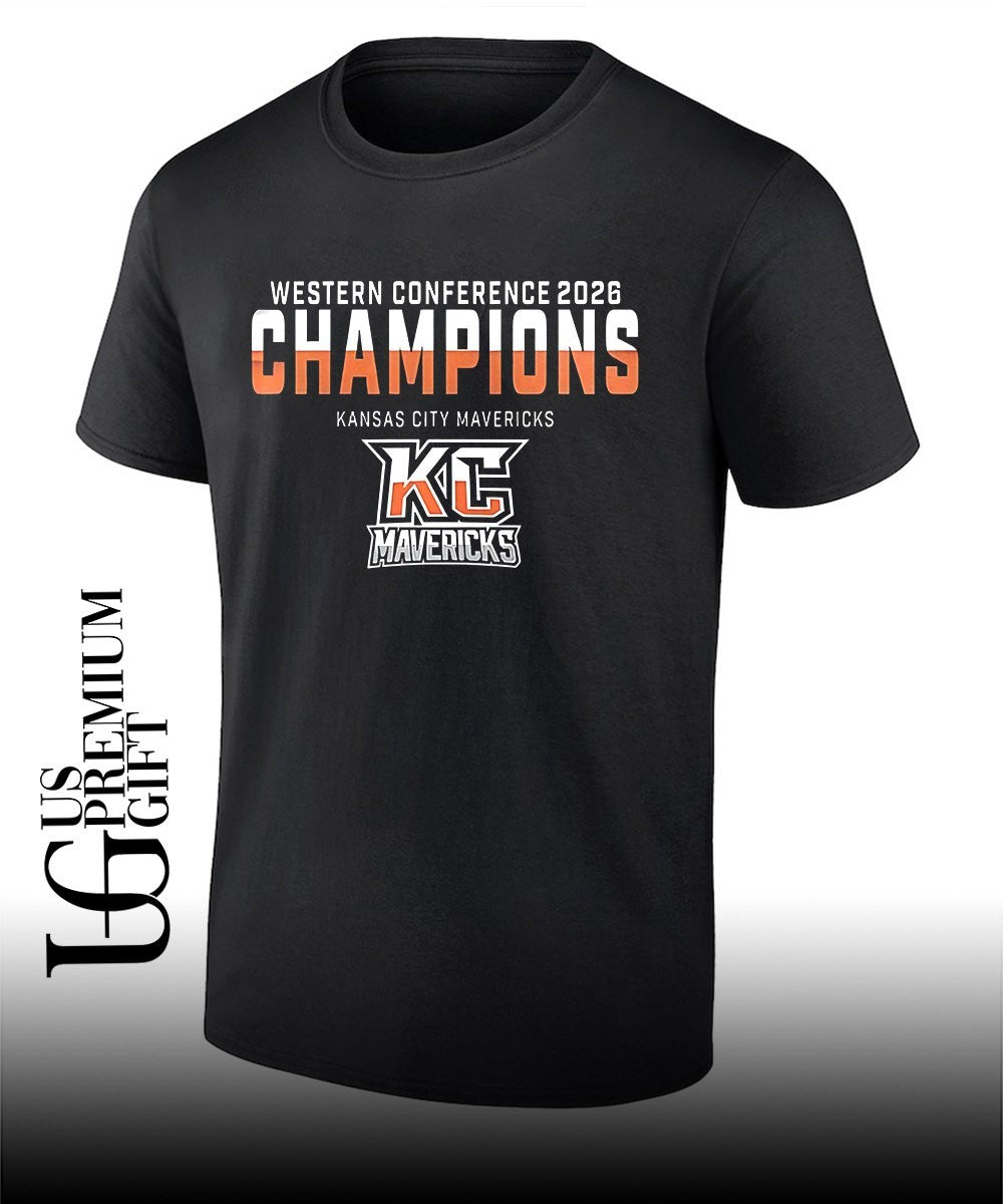 Kansas City Mavericks 2026 Western Conference Champions 2026 shirt Unisex