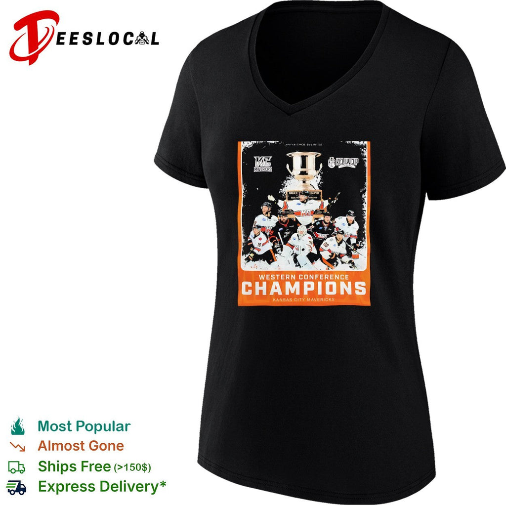 Kansas City Mavericks Western Conference Champions Kelly Cup Playoffs hockey shirt Unisex