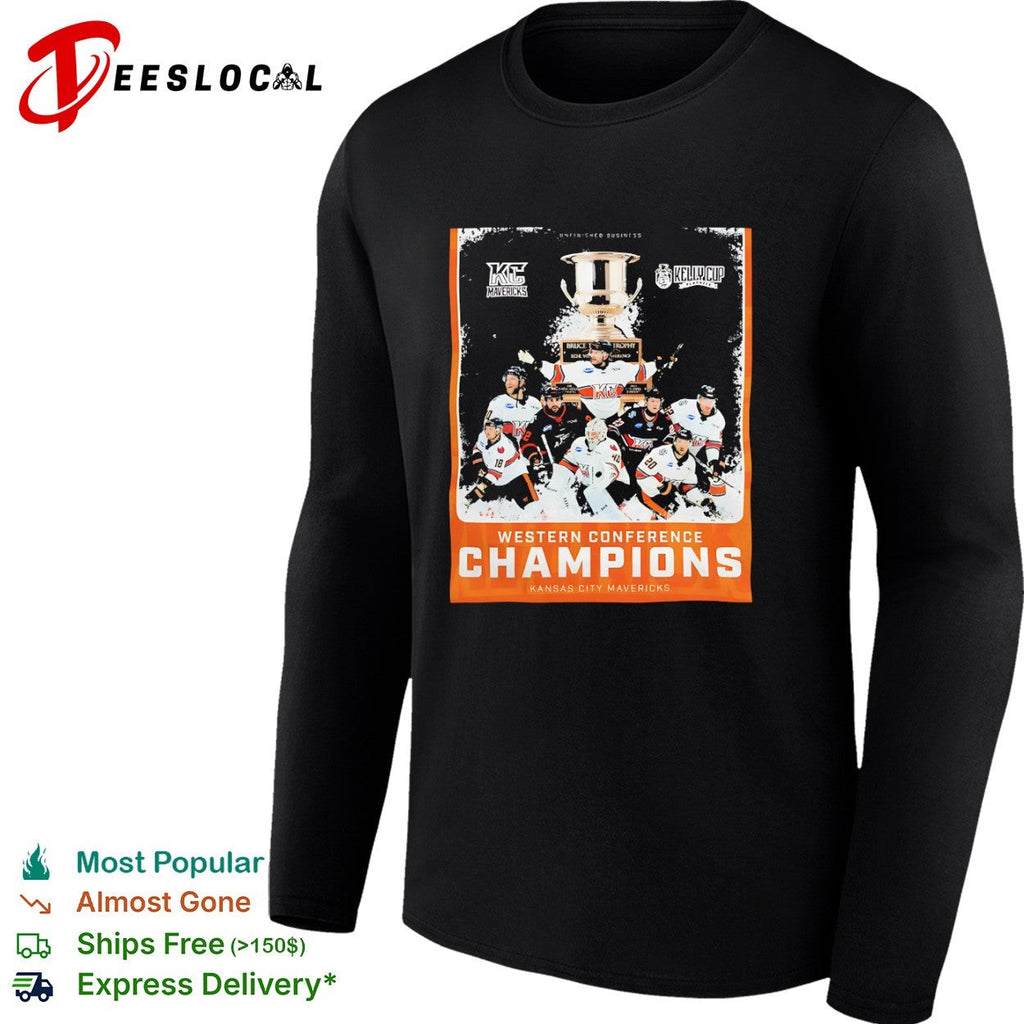 Kansas City Mavericks Western Conference Champions Kelly Cup Playoffs hockey shirt Unisex