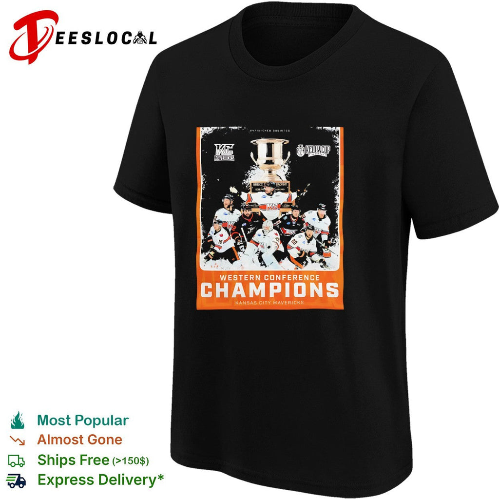 Kansas City Mavericks Western Conference Champions Kelly Cup Playoffs hockey shirt Unisex