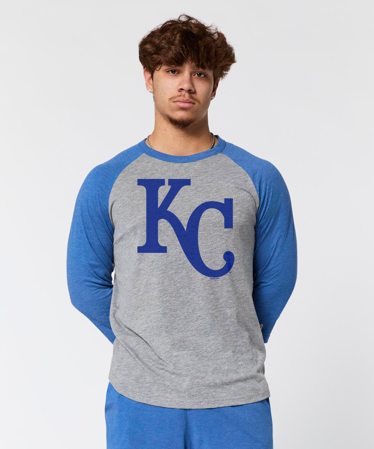 Kansas City Royals Cap Logo '69 Raglan Unisex