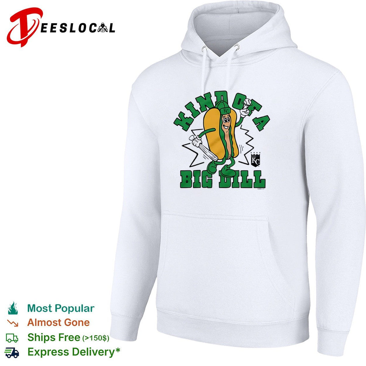 Kansas City Royals kind of a big dill hot dog KC shirt Unisex