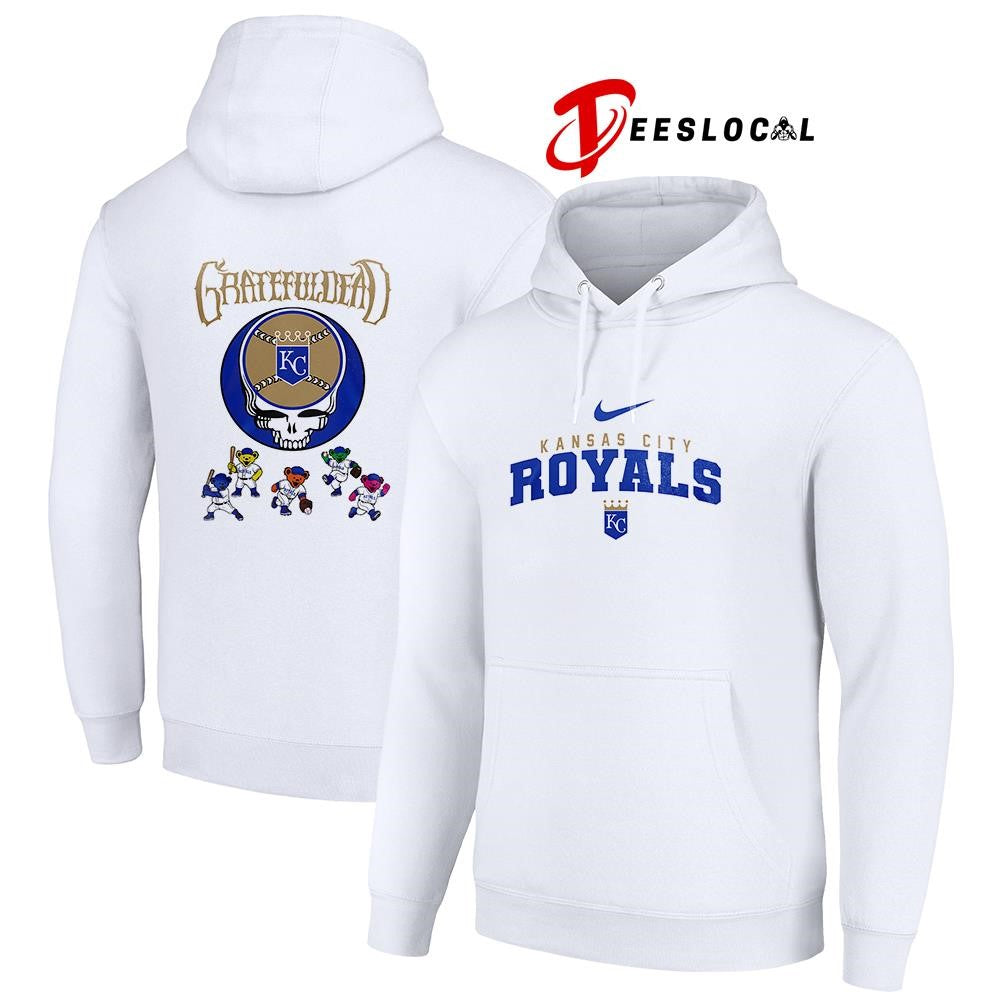 Kansas City Royals x Grateful Dead bear mascot shirt Unisex
