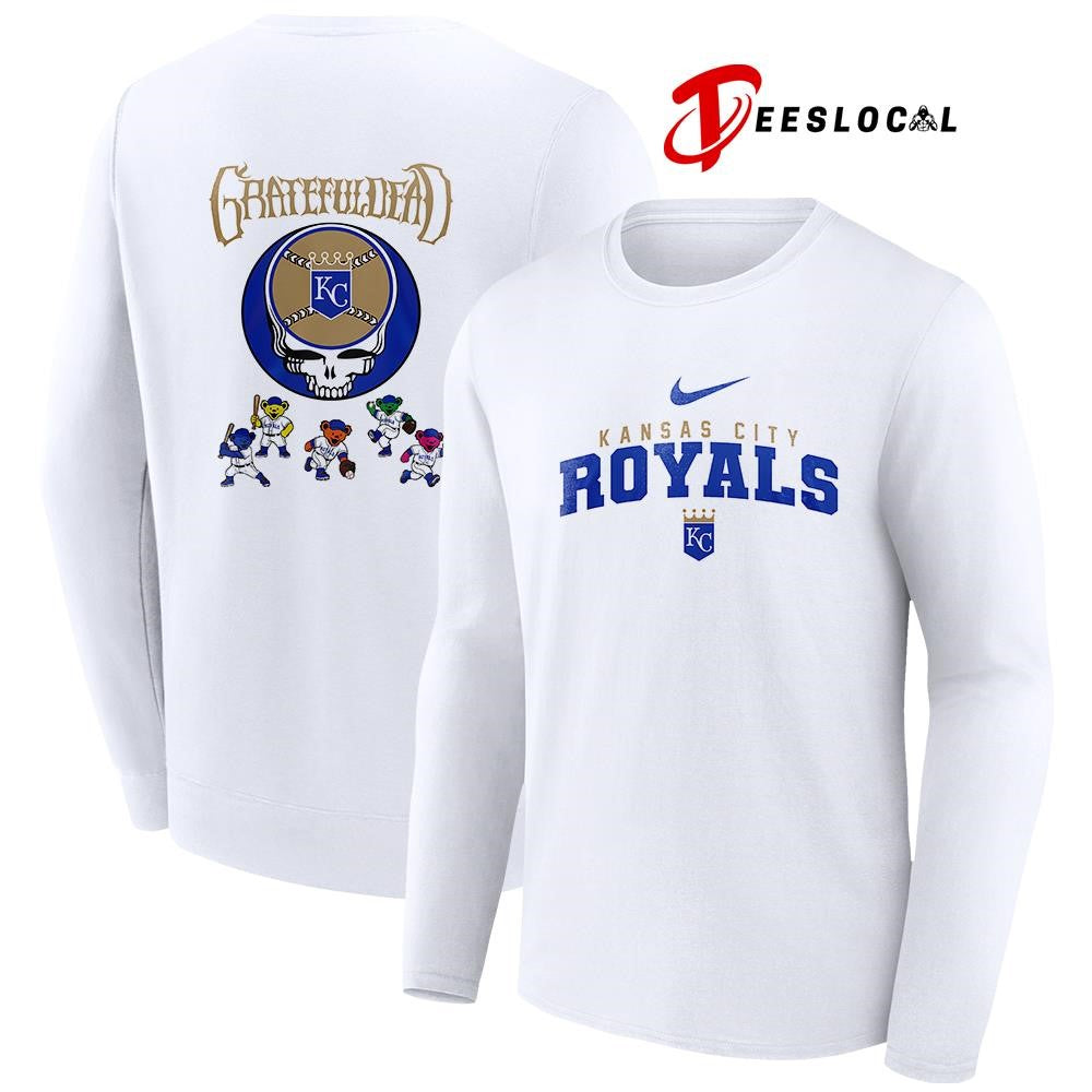 Kansas City Royals x Grateful Dead bear mascot shirt Unisex