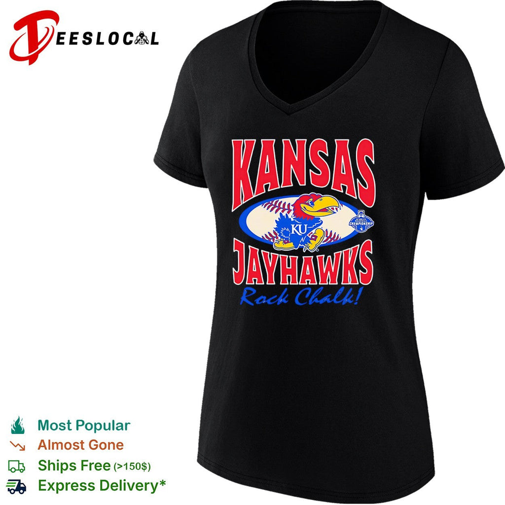 Kansas Jayhawks 2006 Baseball Championship Rock Chalk KU Jayhawk NCAA shirt Unisex